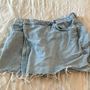 Zara denim skort